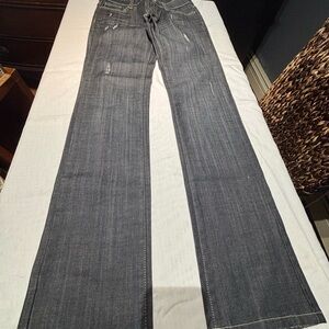 Stylish Gray Blue Denim Jeans